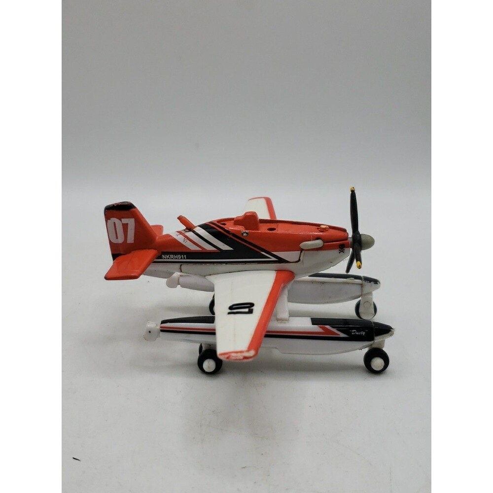 Disney Pixar Planes Fire and Rescue Pontoon Dusty Toy Plane Missing Top